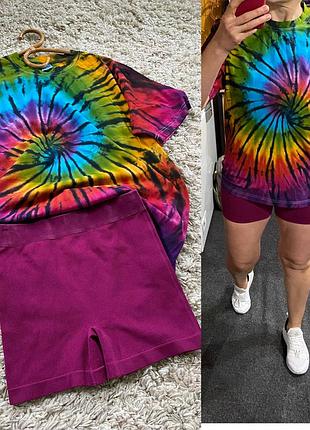 Коротеньки спортивні шорти/велосипедки  в рубчик ,primark,p.12-14