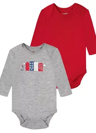 Боди для малышей хлопковый lupilu р.74-80 (6-12 месяцев)