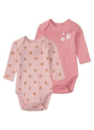 Боди для малышей хлопковый lupilu р.62-68 (2-6 месяцев)