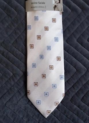 Супер брендова шовкова краватка галстук angelo litrico