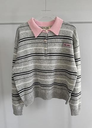 Брендовий жіночий теплий светр міу