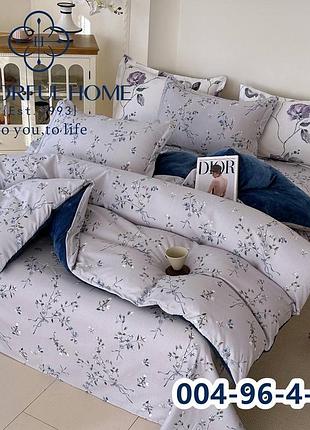 Постільна білизна велюр+фланель євро