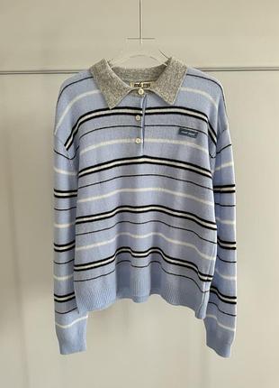 Брендовий жіночий теплий светр міу