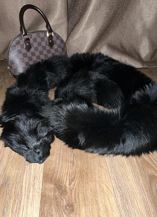 Пояс з шуби чернобурки