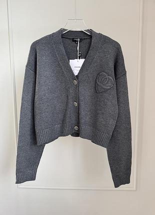 Брендовий жіночий вкорочений кардиган