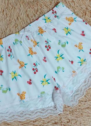 Шорты пижамные микрофибра 10-12 размер, евро 38-40