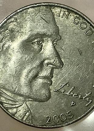 Сша. 5 центів 2005 р.