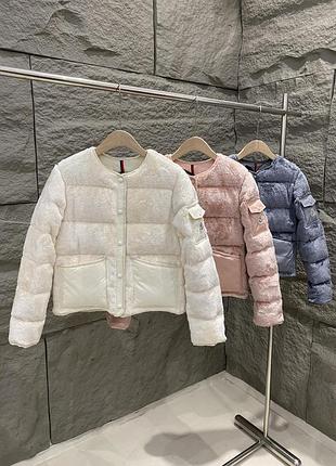 Жіноча куртка moncler натуральний гусячий пух