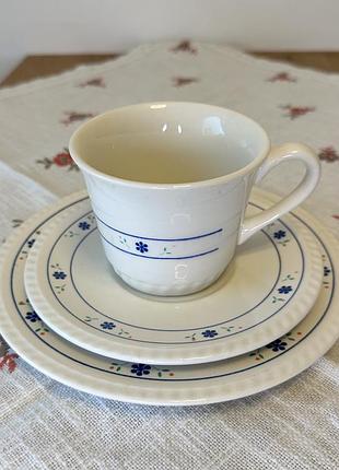 Набор для завтрака чайно-кофейное трио, фарфор