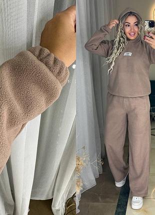 7️⃣5️⃣0️⃣грн флісовий теплий жіночий костюм