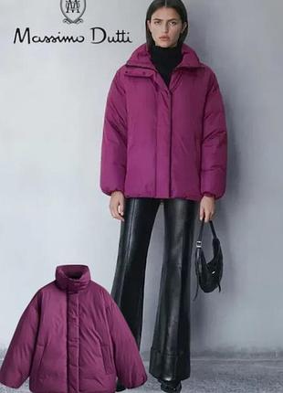 Женский пуховик massimo dutti