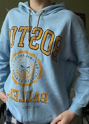 Худи с капюшоном с надписью