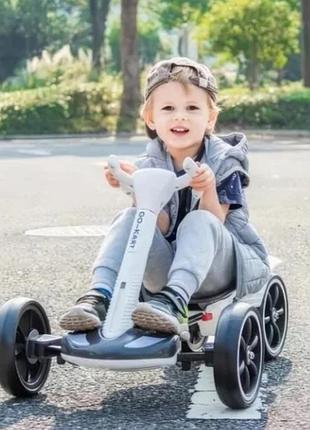 Електромобіль складний з акумулятором 6v 4.5ah і швидкістю до 6 км/год hl-b6 білий