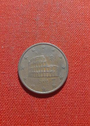 Італія 5 євроцентів 2002 р.