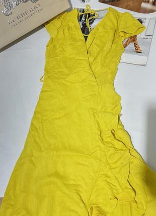 Женское жёлтое платье, летний сарафан 💛
