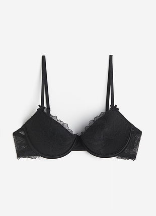 Бюстгальтер пуш ап кружево h&m lace push-up bra - 85b 38b