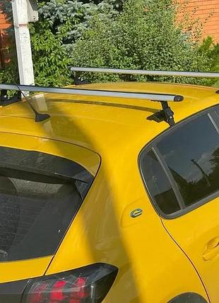 Багажник на крышу аэродинамический для авто peugeot 208