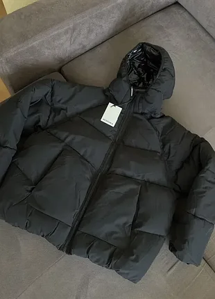 Куртка пуховик пуф курточка бершка  xs s m l  xl