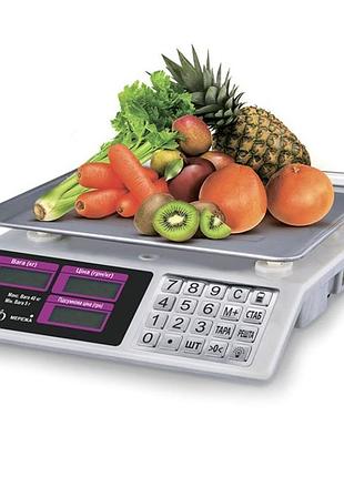 Весы торговые dario des-4v-40s с калькулятором и аккумулятором