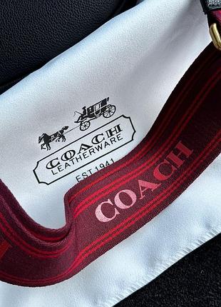 Сумка 👜 coach polished pebble willow saddle bag black 7