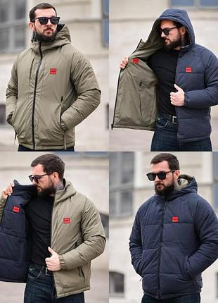 Двостороннє куртка hugo oliva вт6908(k5 3 - 00)