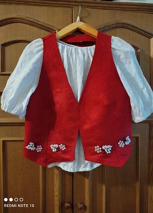 Жилетка под вышиванку