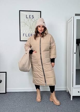 Женское зимнее пальто (50-60)