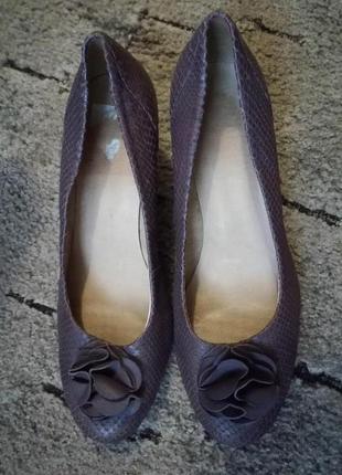 Шкіряні туфлі по устілці 27 см