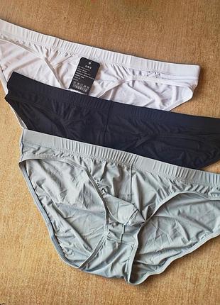 Яскрава чоловіча білизна 
набір 3 шт. плавки/сліпи 
якість топ