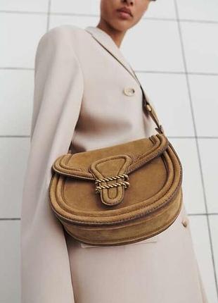 Zara сумка сідло кроссбоді