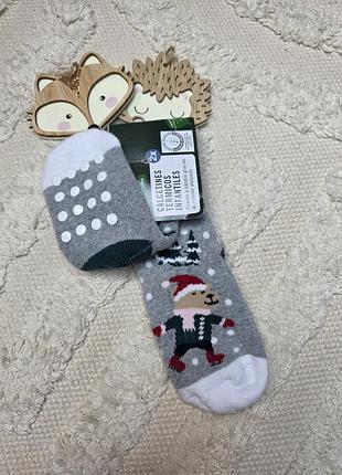 Махровые носки новогодние🎄