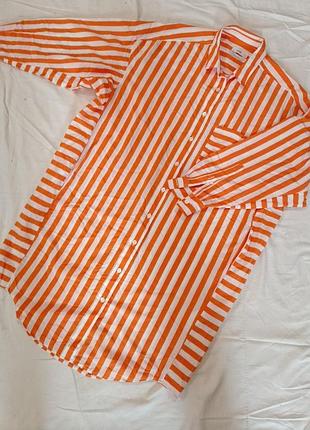 Платье / рубашка женская с карманами