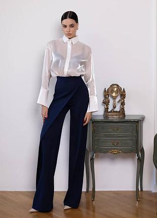 5 цветов! женские авангардные брюки на высокой посадке, классические, базовые, асимметричные, прямые, трубы, широкие, костюмные, высокая посадка