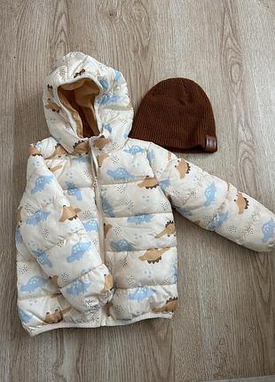 Куртка дитяча курточка детская динозаври