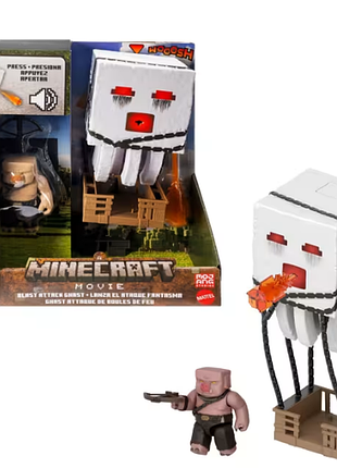 Minecraft майнкрафт игровой набор с гластом blast attack ghast