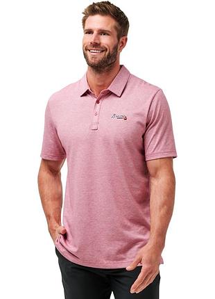 Брендова футболка поло travis mathew atlanta braves the zinna polo
