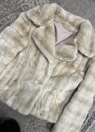 Шуба еко норка