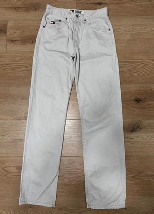 Брюки штани жіночі tommy scarf hilfiger бежеві regular, розмір s.