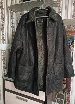 Дубленка мужская натуральной кожи, размер 50 -52, 54. италия.