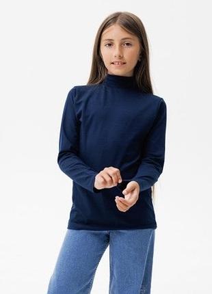 Гольф джемпер водолазки синього кольору з мʼякої тканини