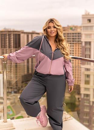 Стильний жіночий костюм з плащівки "wolf"