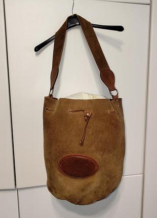 Замшева сумка мешок  компании "henry & martin's".