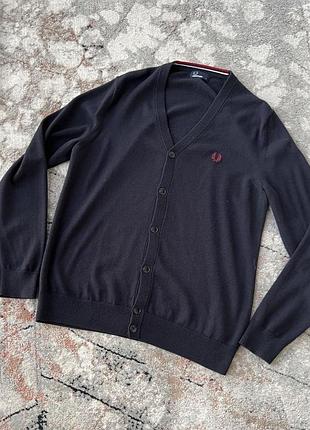 Шерстяний кардіган fred perry