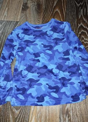 Пижамная велюр кофтина на 4-5 лет