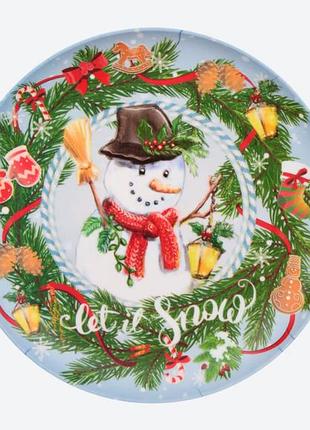 Різдвяна тарілка christmas collection – ø 25 см, меламінова