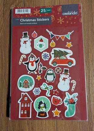 Набор новогодних наклеек crelando – 25 шт