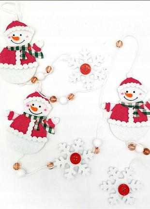 Livarno home фетровая гирлянда "снеговики" – волшебное новогоднее украшение для дома!