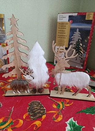 Декоративная новогодняя инсталляция livarno home – набор из 2 элементов