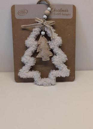 Різдвяна підвіска у формі ялинки — teddy hanger home accents
