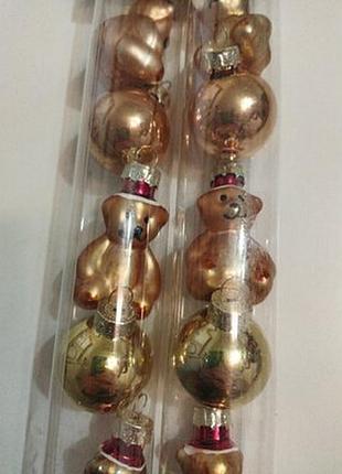 Набор мини ёлочных игрушек livarno home – 9 шт. (медвежата и шары)